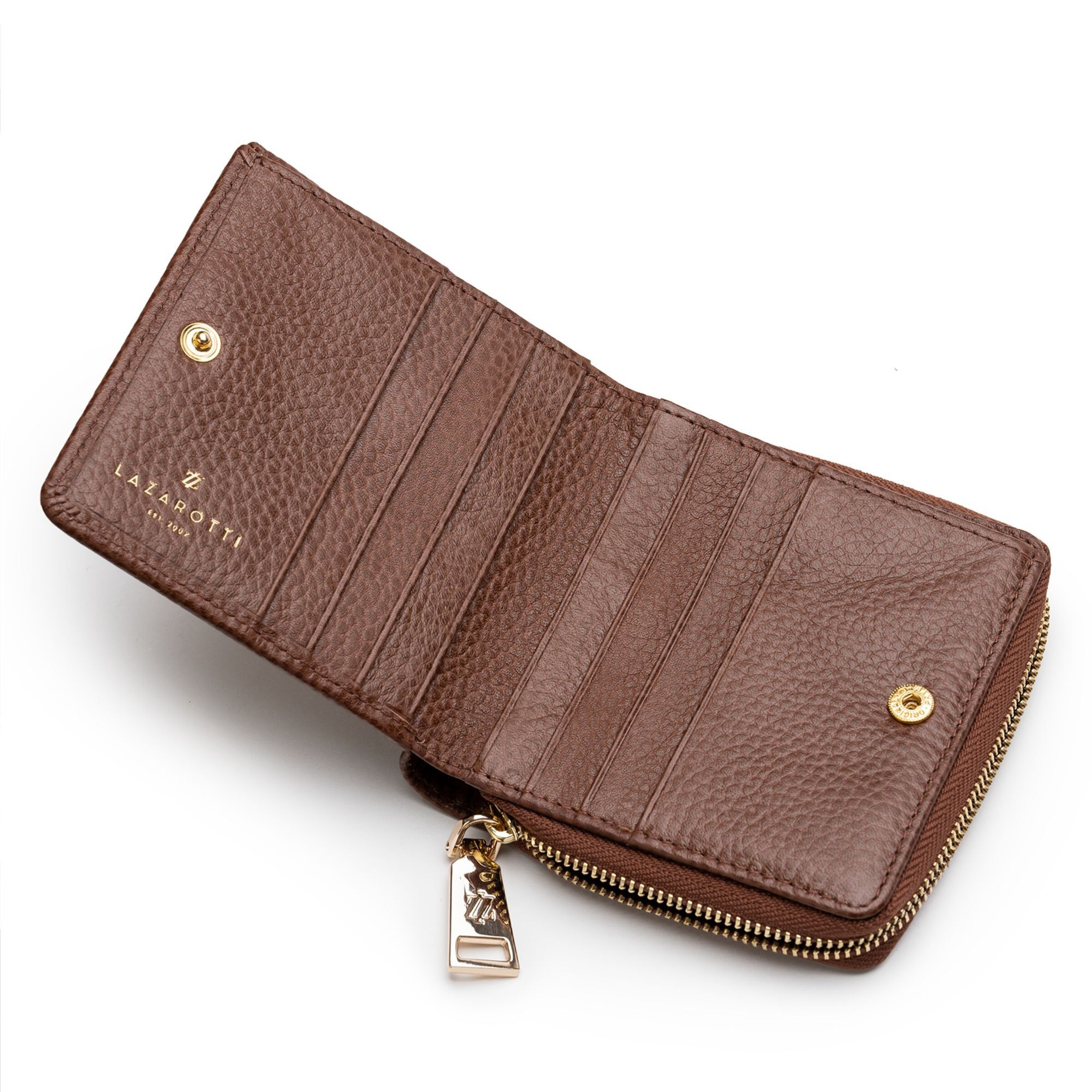 Lazarotti Wallet 'Bologna' in Brown