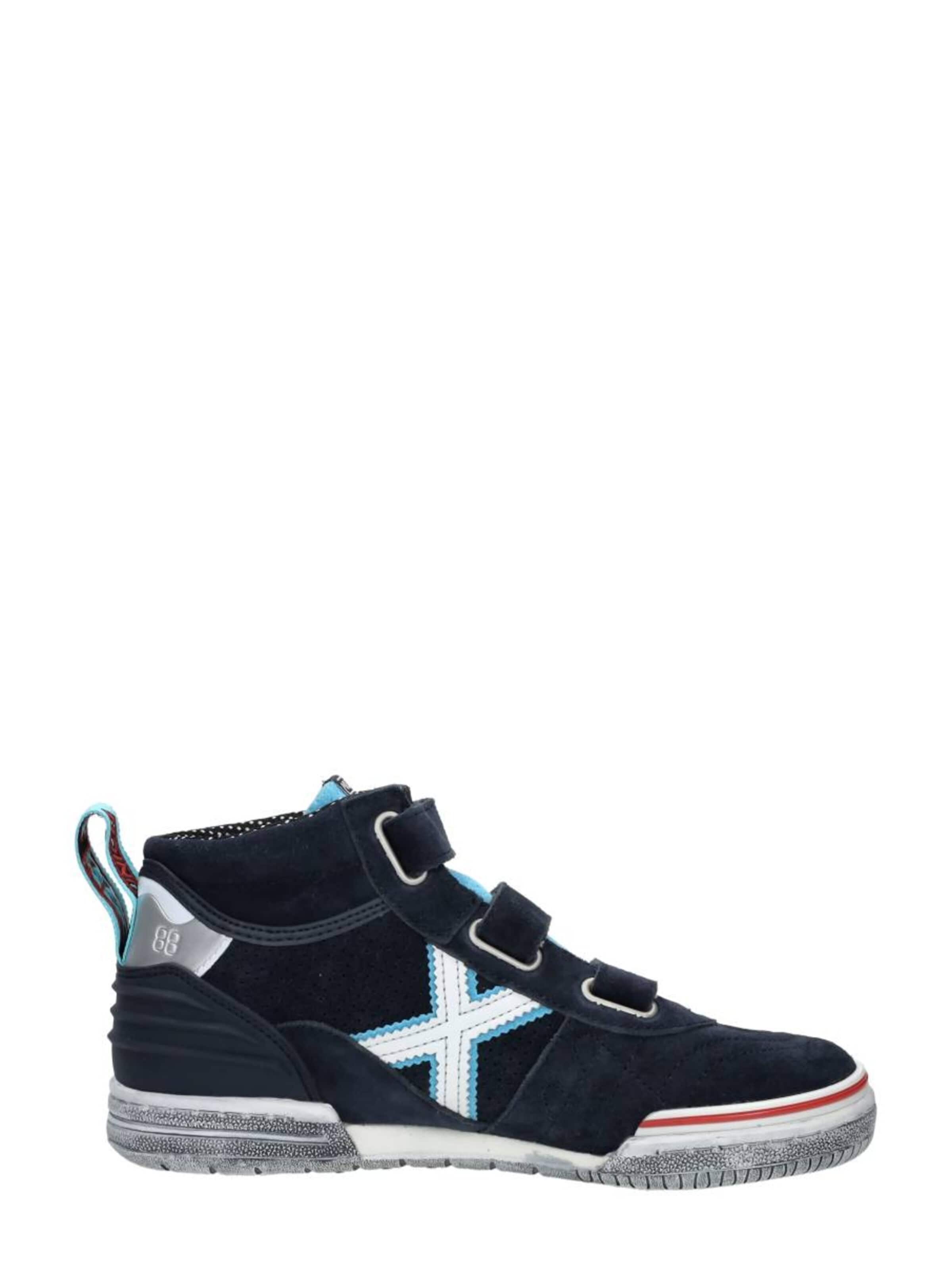 MUNICH Sneakers 'Klittenband Hoog' in Blauw
