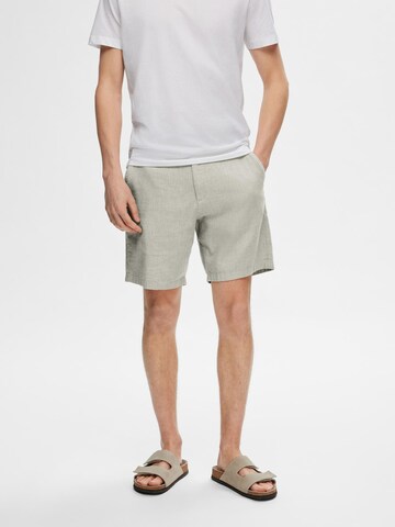 SELECTED HOMME regular Bukser 'SLHBrody' i grøn: forside