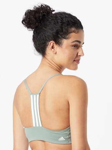 ADIDAS PERFORMANCE Bustier Urheilurintaliivit 'Aeroimpact Light-Support' värissä harmaa