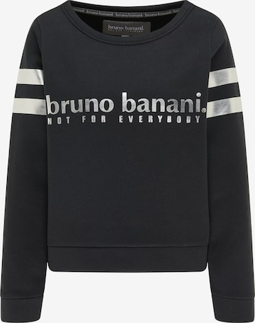 Bruno Banani Sweatshirt 'Griffin' in Black: front