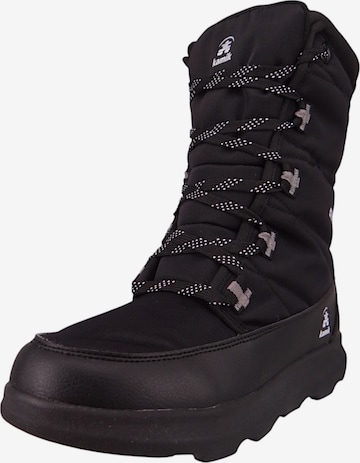 Bottes à lacets Kamik en noir : devant