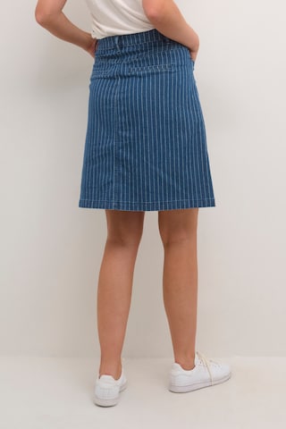 Cream Skirt in Blue
