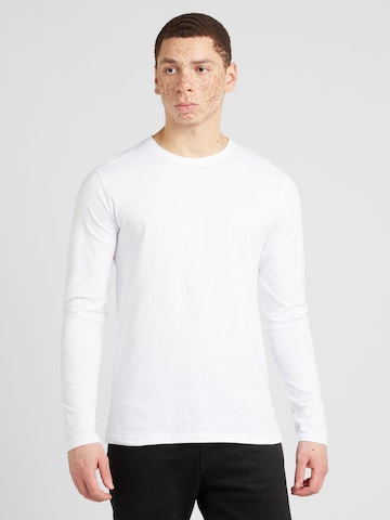 BOSS Orange Μπλουζάκι 'Tacks' σε λευκό: μπροστά