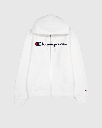 Champion Authentic Athletic Apparel Sweat jacket in White: front