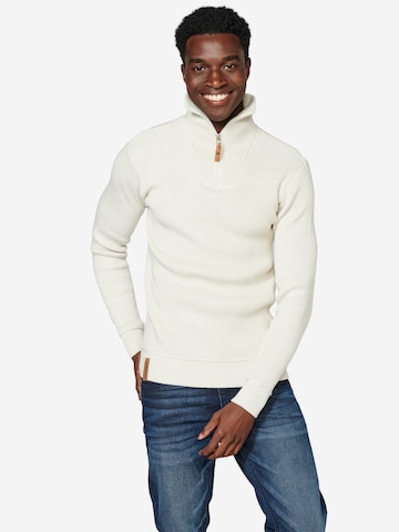 KOROSHI Sweater in White: front