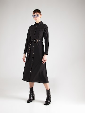 Wallis Košilové šaty – černá: přední strana