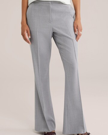 WE Fashion Regular Bügelfaltenhose in Grau: Vorderseite