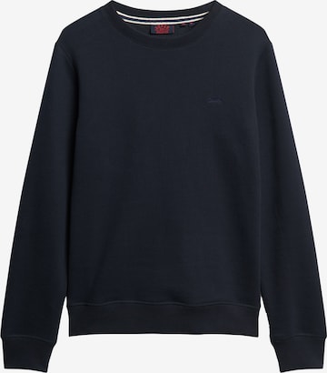 Superdry Sweatshirt 'Essential' in Blue: front