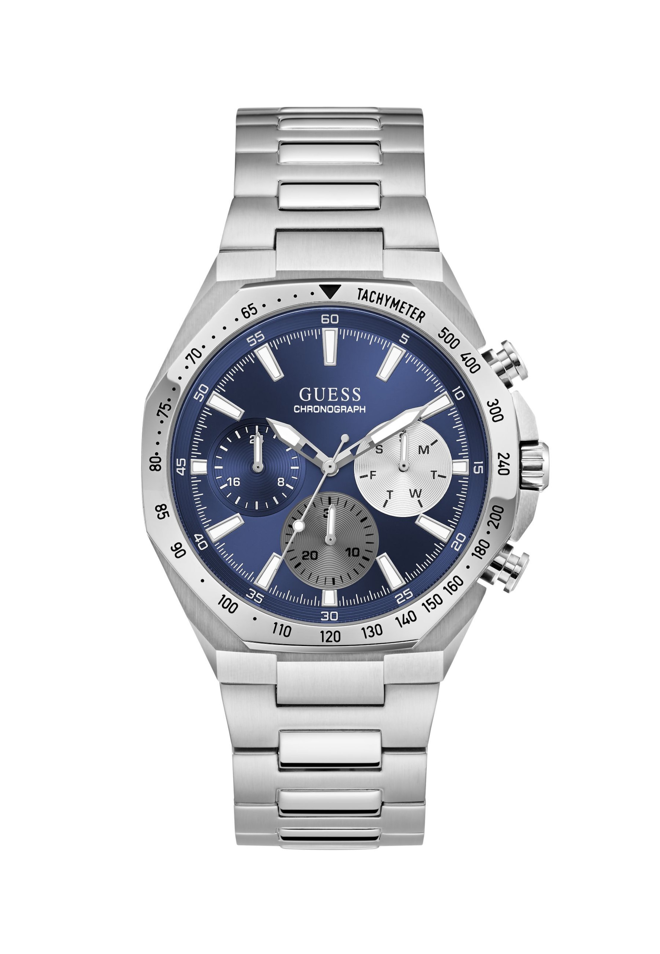 Orologio analogico ' BLAKE ' di GUESS in argento: frontale