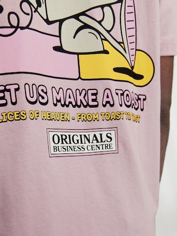 JACK & JONES T-Shirt 'Toast' in Pink