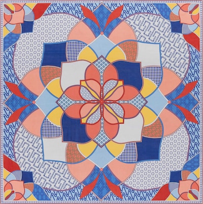 Roeckl Tuch ' Mandala ' in blau / mischfarben, Produktansicht