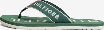 TOMMY HILFIGER Varvastossut värissä vihreä: etupuoli
