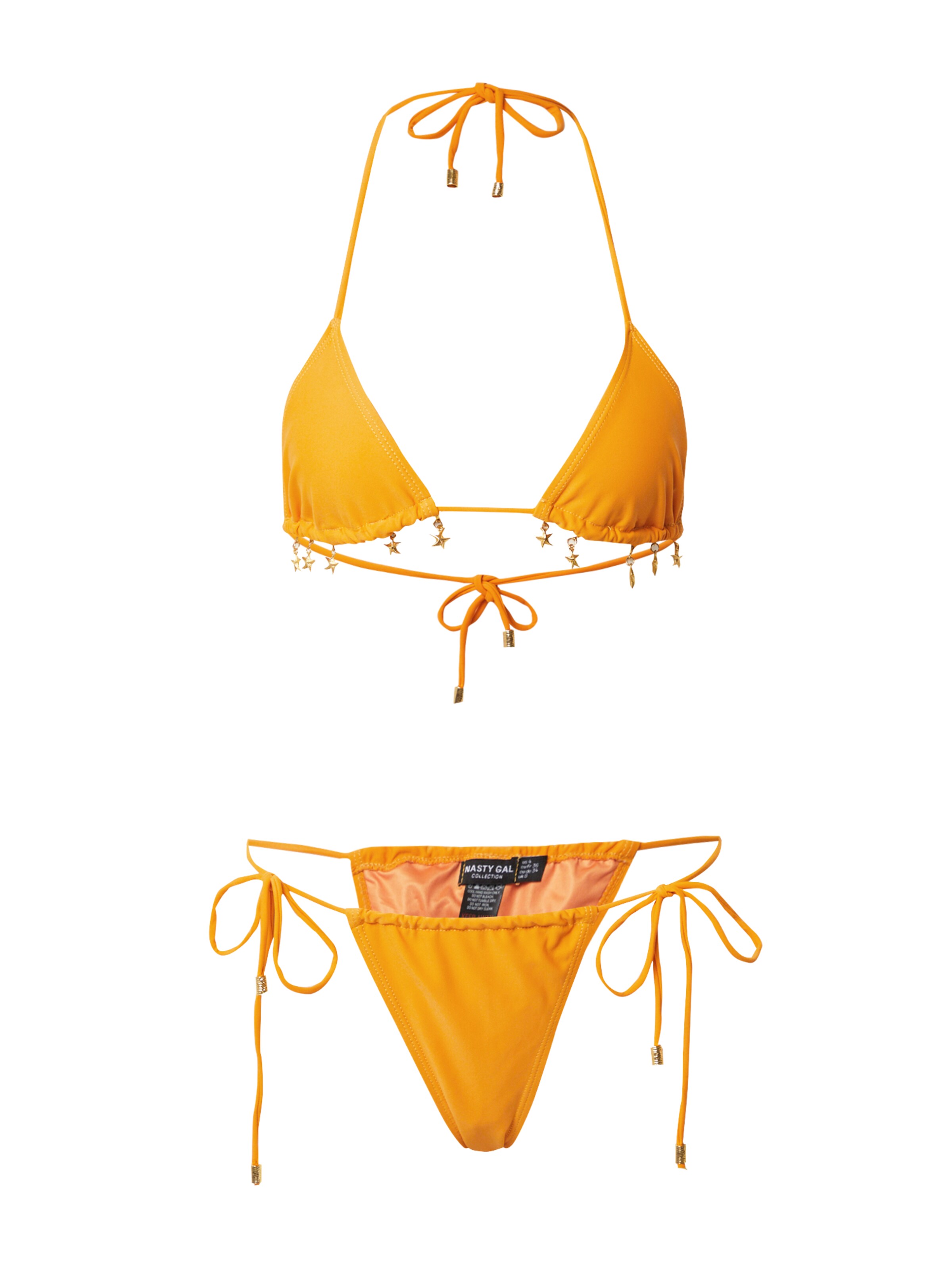 Triangolo Bikini di Nasty Gal in arancione: frontale