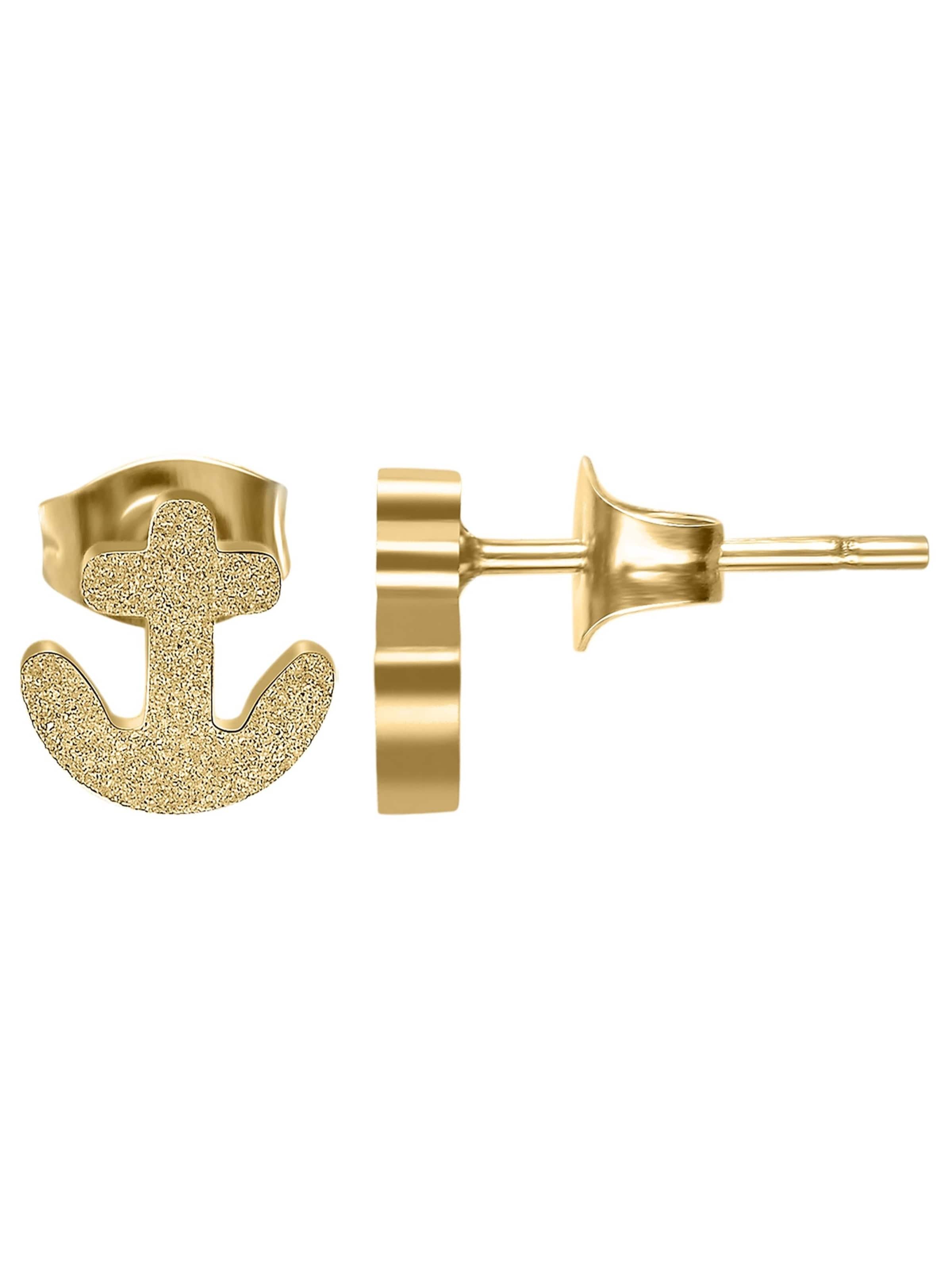 Akzent Earrings 'Anais, hautverträglich' in Gold