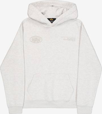 ALPHA INDUSTRIESSweater majica - siva boja: prednji dio