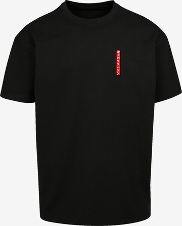 F4NT4STIC Shirt 'Octopus Japan' in Zwart: voorkant