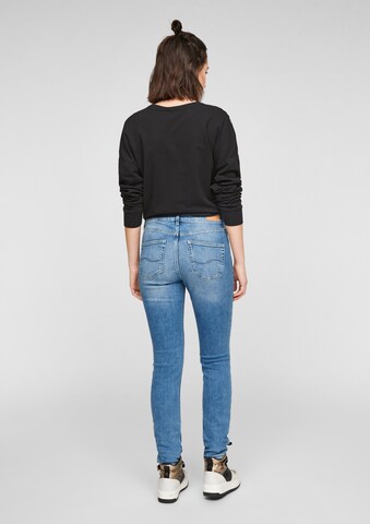 QS Skinny Jeans 'Sadie' in Blauw