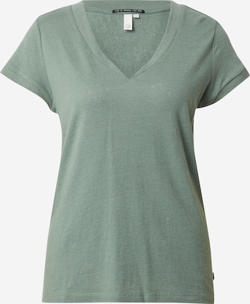 QS - Camiseta en verde: frente