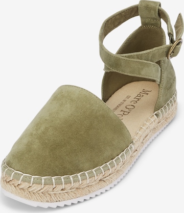 Marc O'Polo Sandals in Green: front