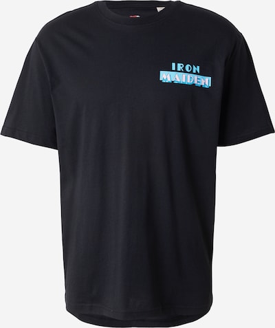 Marškinėliai 'ONSIRON MAIDEN' iš Only & Sons, spalva – šviesiai mėlyna / tamsiai rusva / juoda / balta, Prekių apžvalga