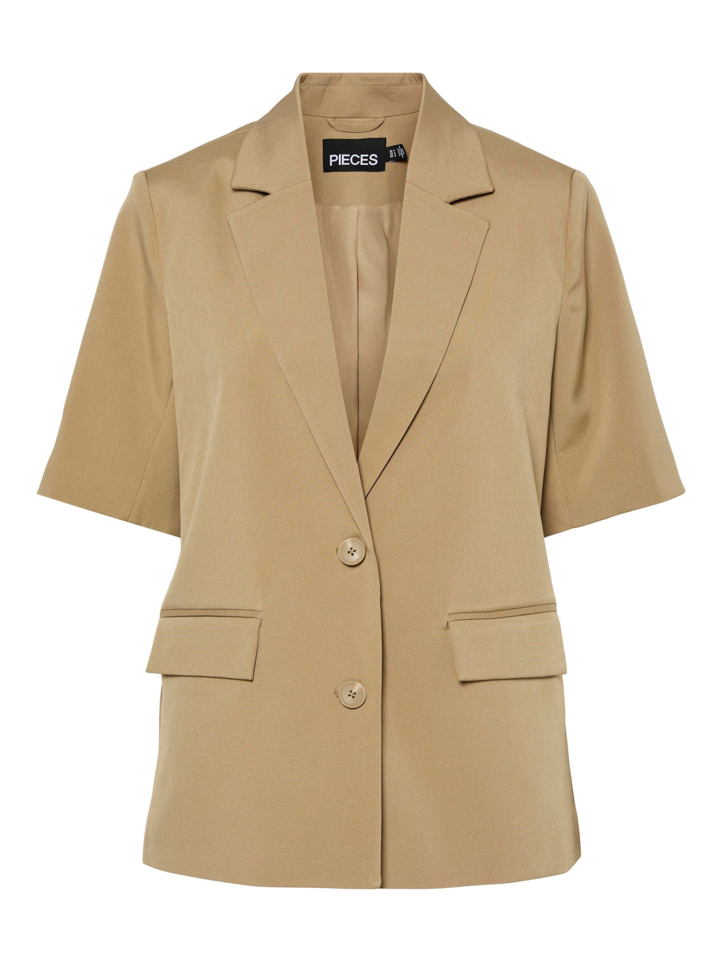 PIECES Blazer 'PCTempre' i brun: forside