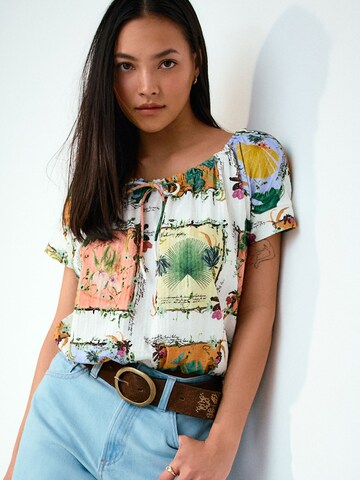 Next Bluse in Mischfarben: Vorderseite