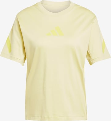 Maglia funzionale 'Z.N.E.' di ADIDAS SPORTSWEAR in giallo: frontale