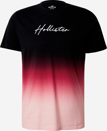 HOLLISTER Футболка в Ярко-розовый: спереди