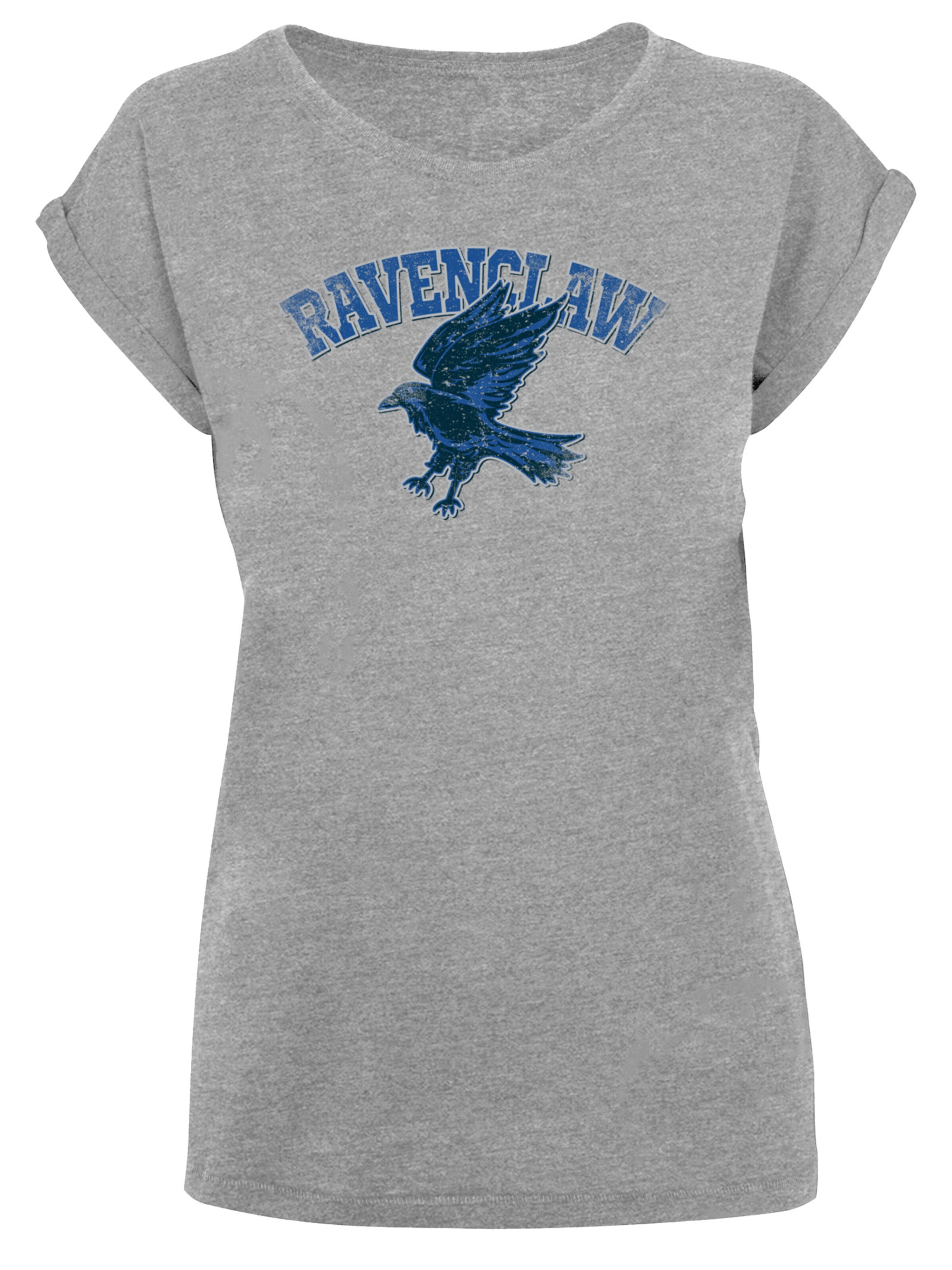 F4NT4STIC Shirt 'Harry Potter Ravenclaw Sport Emblem' in Grey: front