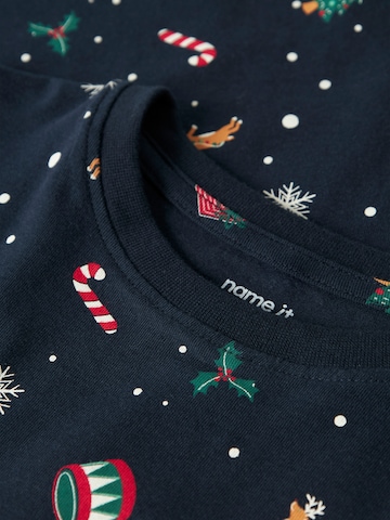 NAME IT - Pijama 'NMNVISMAS' em azul