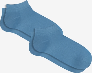 Albero Natur Socks 'Bio-Baumwoll-Sneakersocken Unisex - 2er Pack' in Blue: front