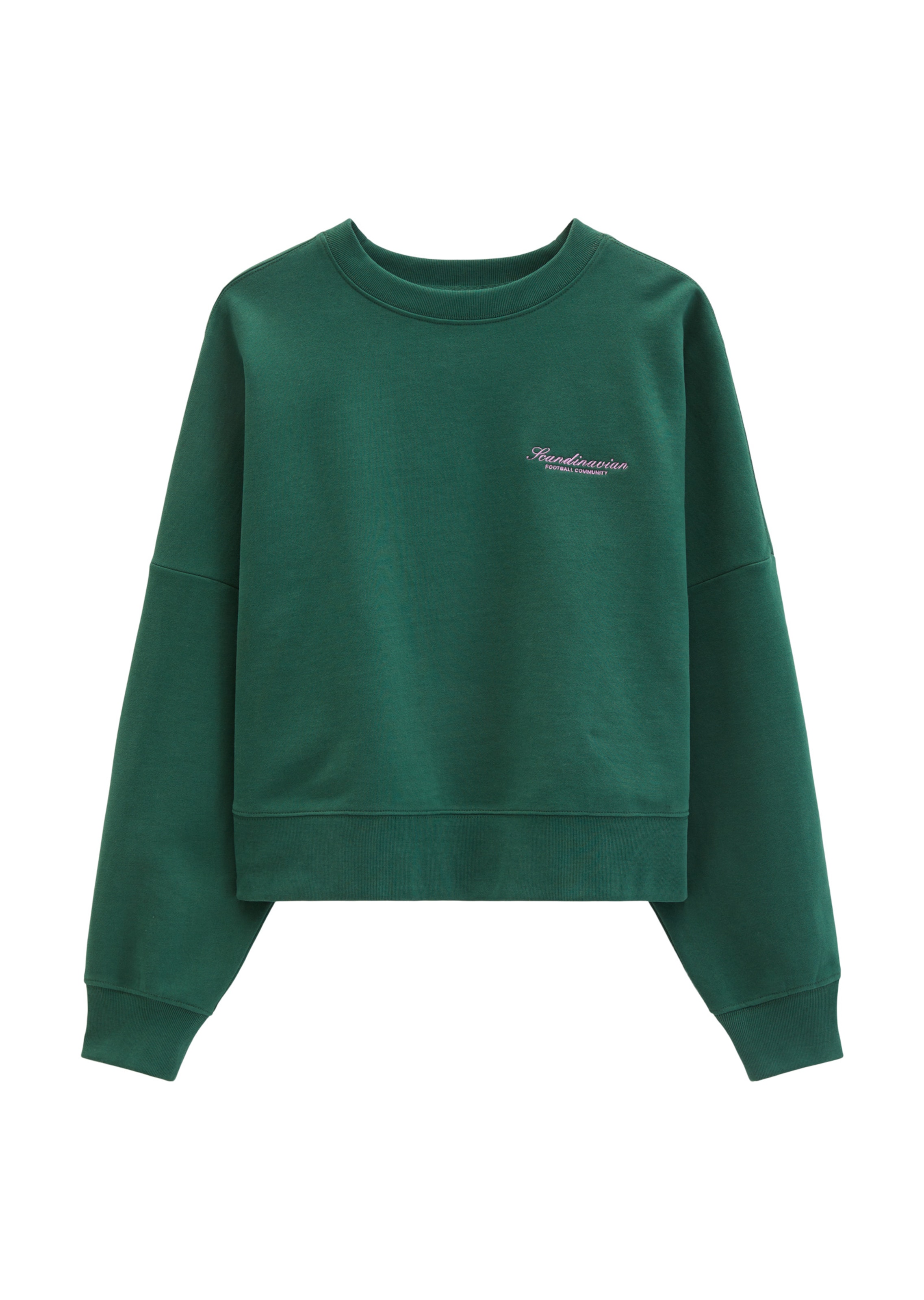Marc O'Polo Sweatshirt in Grün: Vorderseite