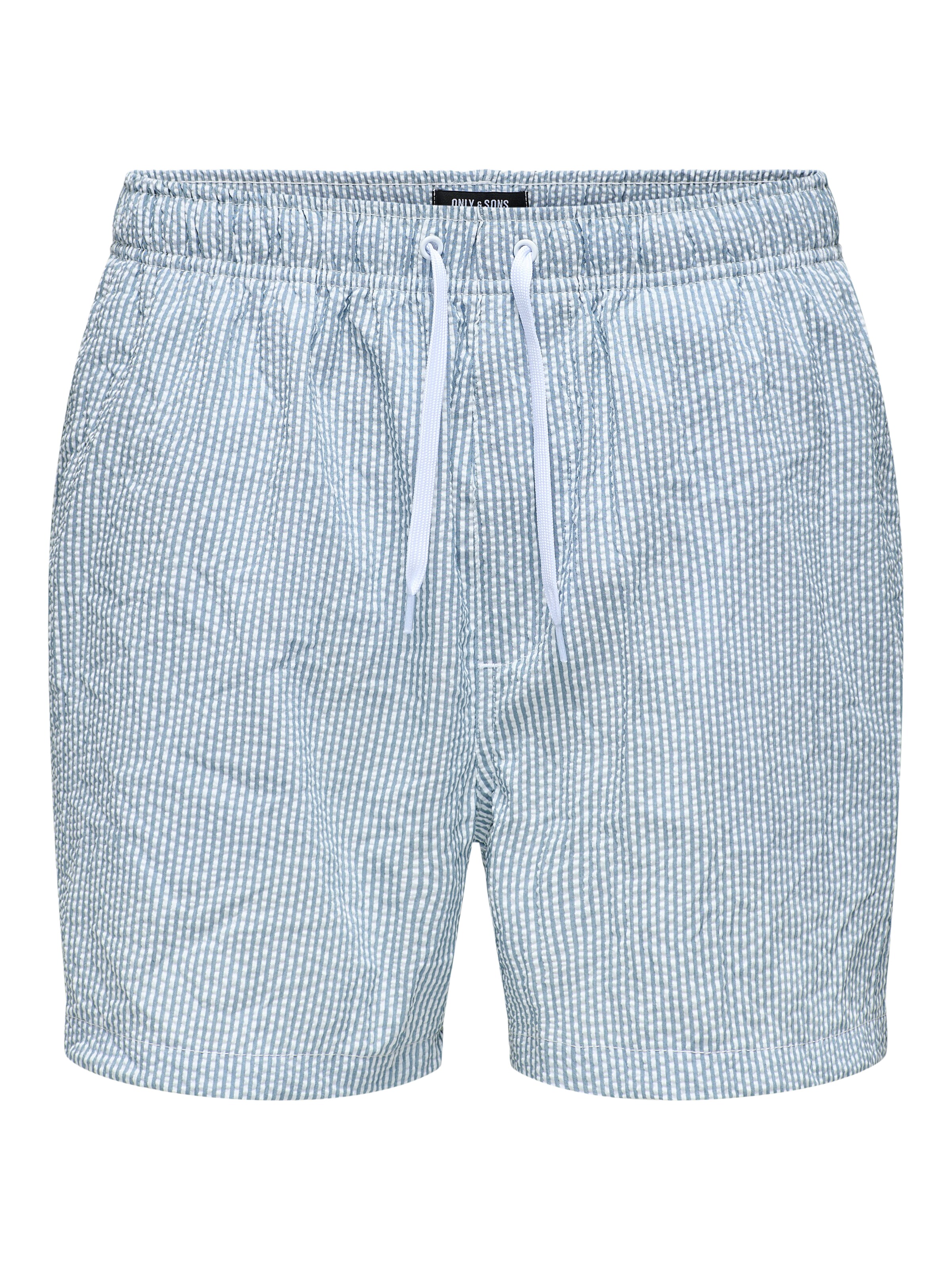 Only & Sons Badeshorts 'ONSTed' in Blau: Vorderseite