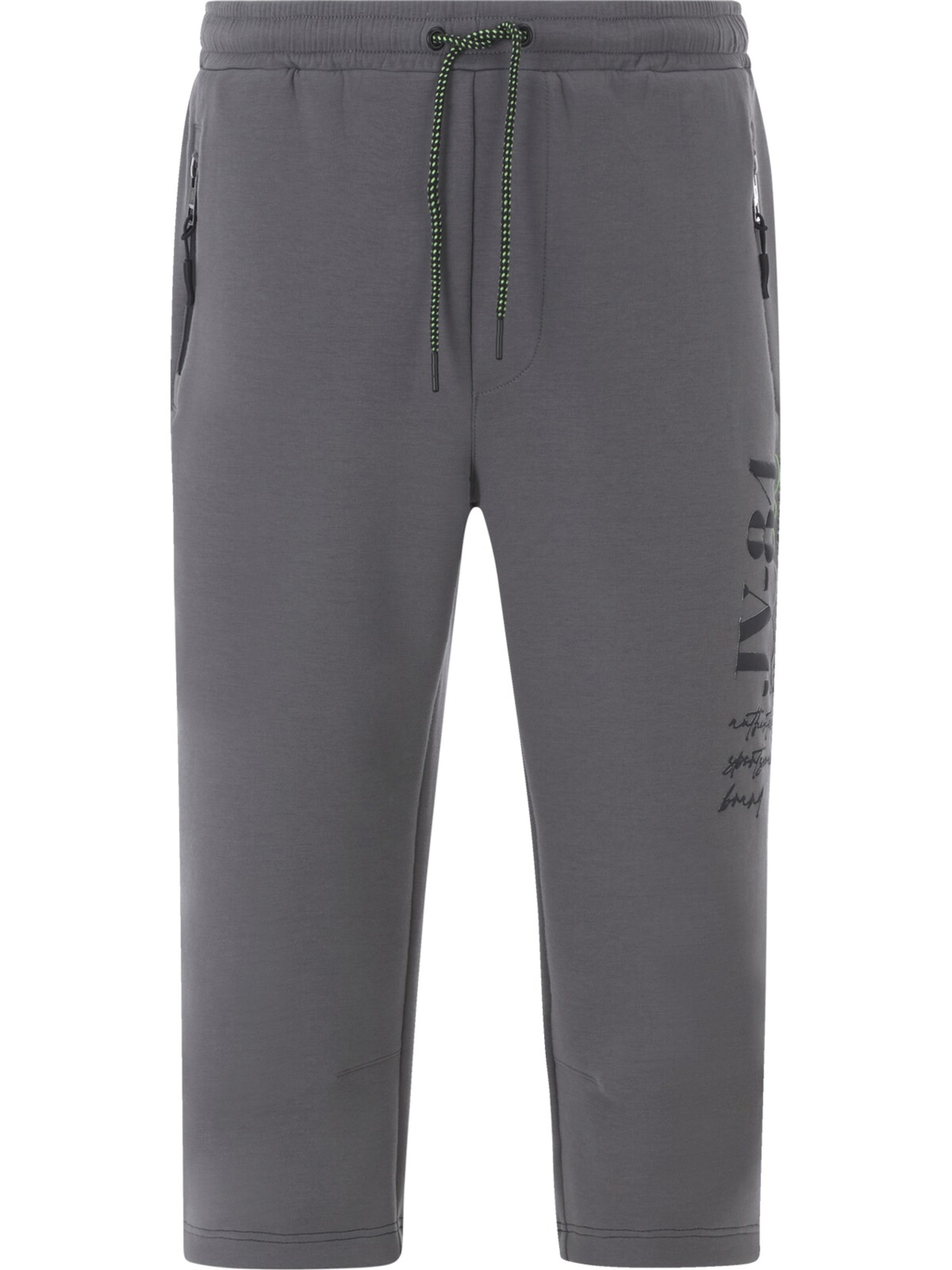 Jan Vanderstorm Loosefit Jogginghose 'Alfvald' in Grau: Vorderseite