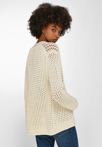 WALL London Knit Cardigan in White