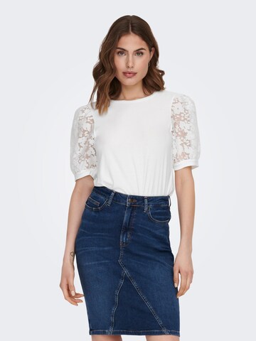 ONLY Shirt 'Allie' in Weiß