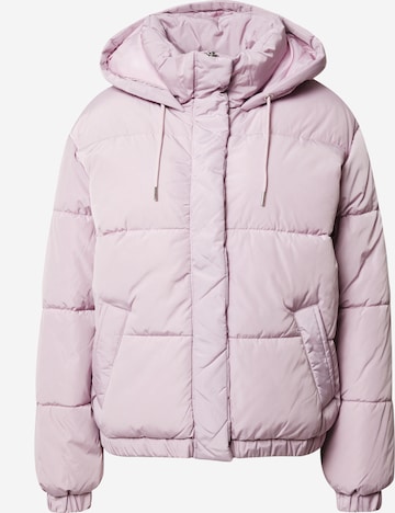 Oasis Winter Jacket in Purple: front