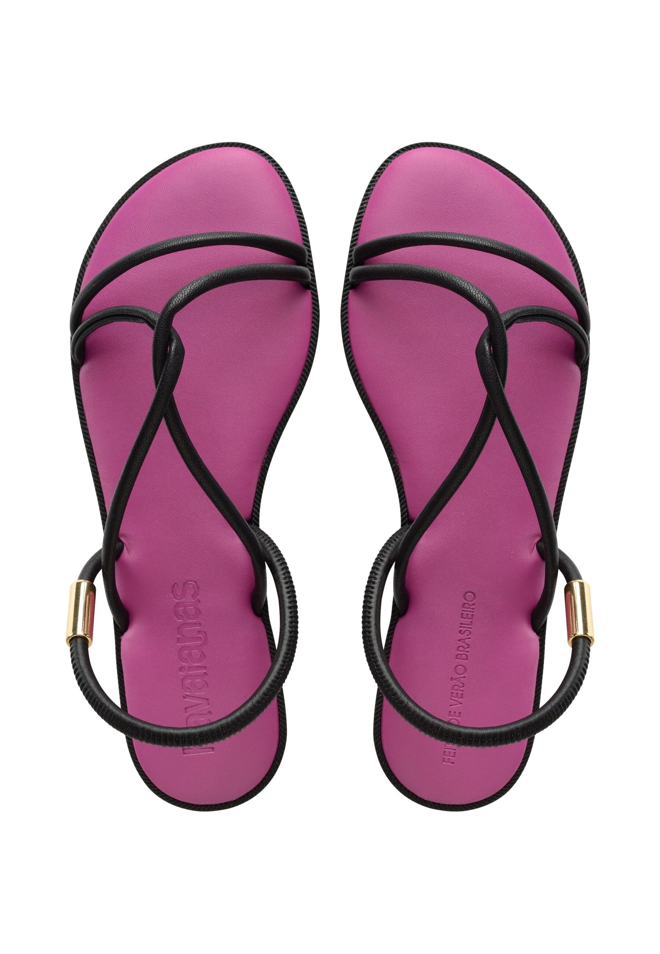 Pantoufle HAVAIANAS en rose : devant