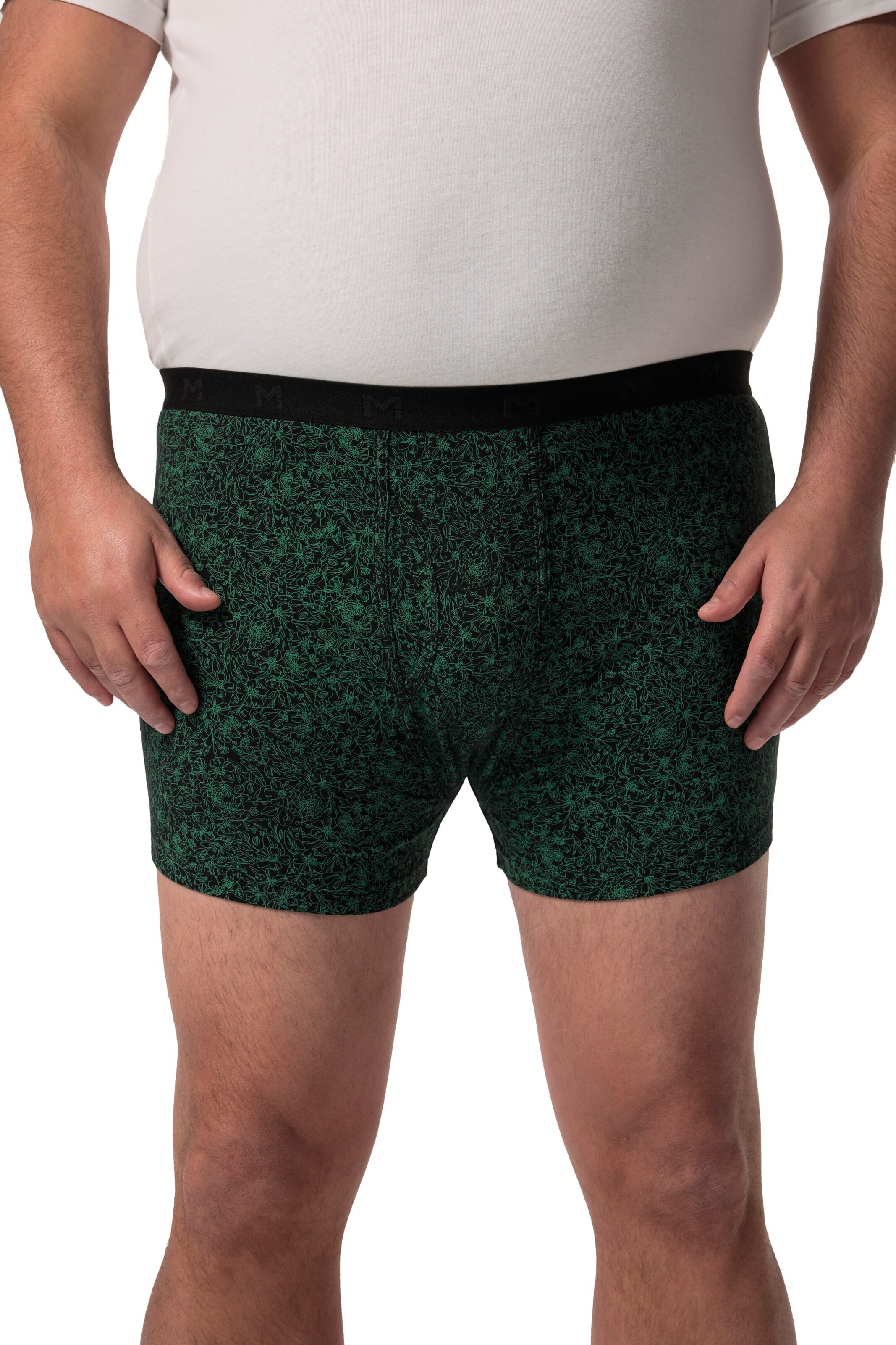 Men Plus Boxer shorts in Black