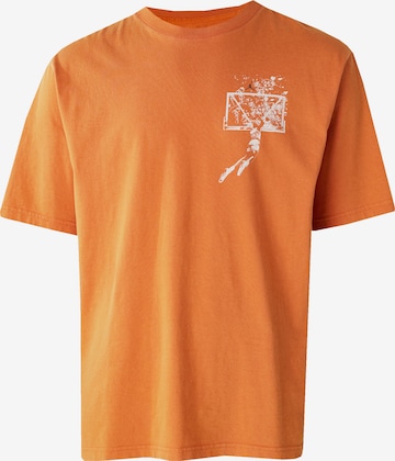 Tricou 'BRK' de la Jordan pe portocaliu: față