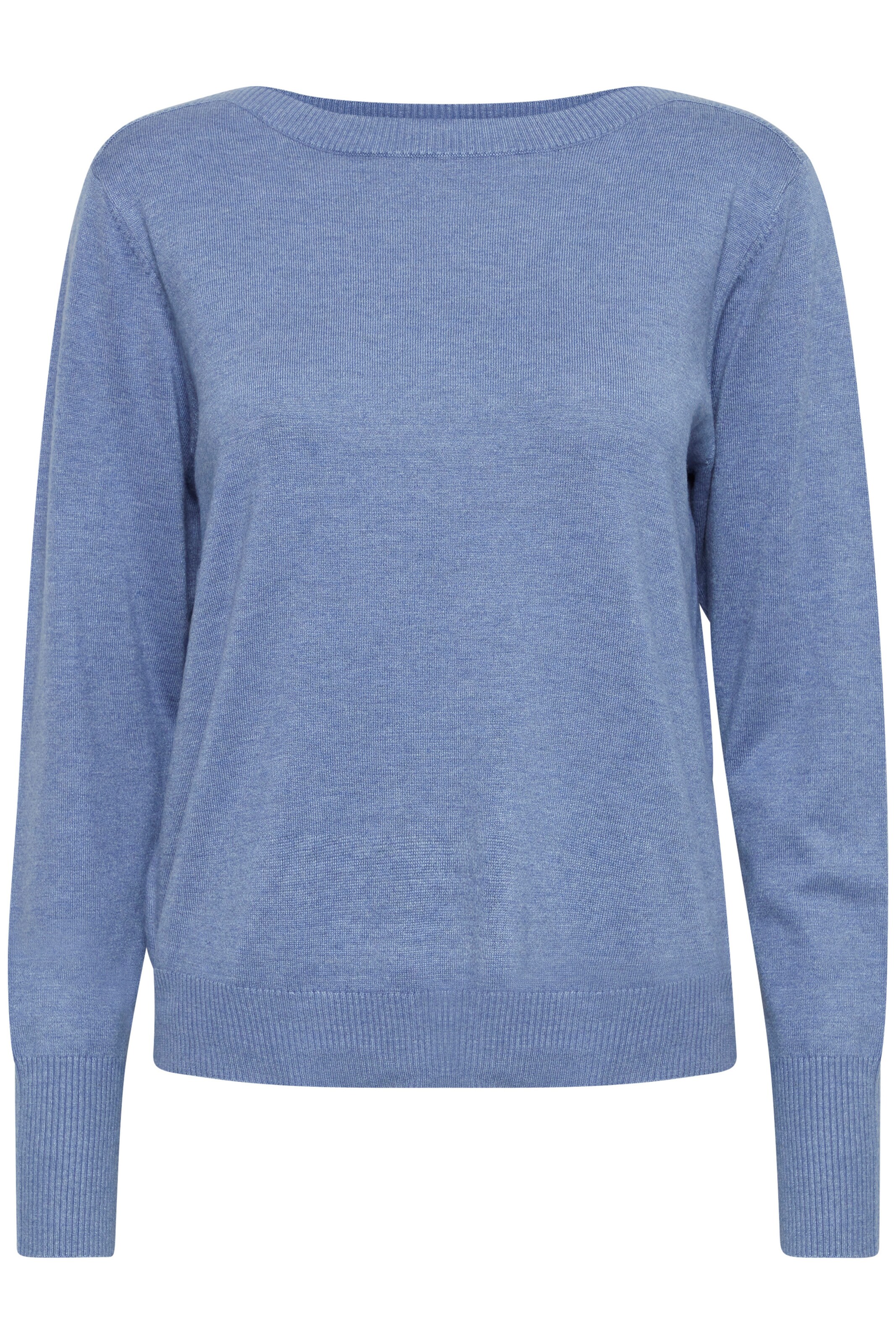 PULZ Jeans Pullover 'SARA' in Blau: Vorderseite