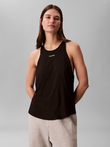 Calvin Klein Sporttop in Zwart: voorkant