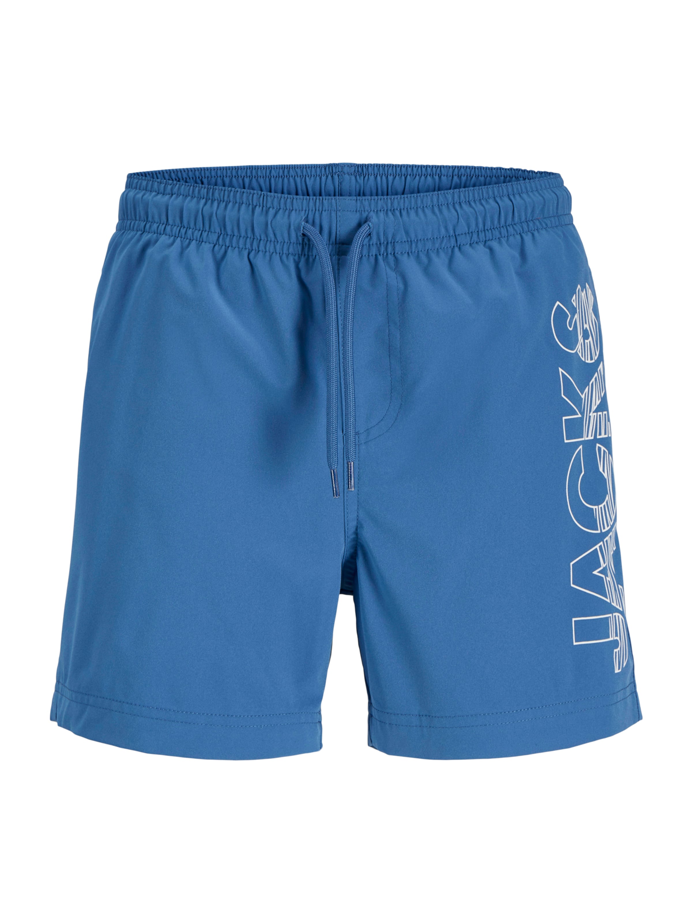 Jack & Jones Junior Board Shorts 'JPSTMAUI WAVE' in Blue: front