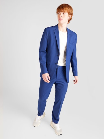 SELECTED HOMME Slim fit Pleated Pants 'Liam' in Blue