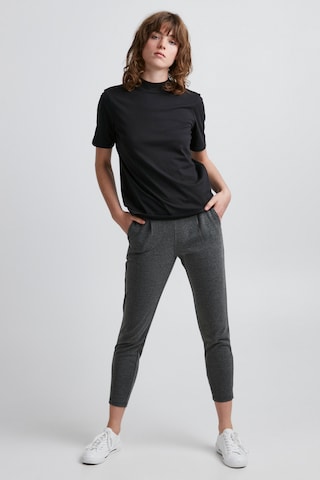ICHI Skinny Športne hlače 'KATE' | črna barva
