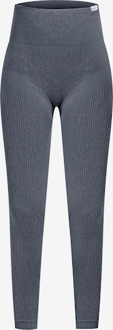 Skinny Pantalon de sport ' Amaze ' Smilodox en gris : devant