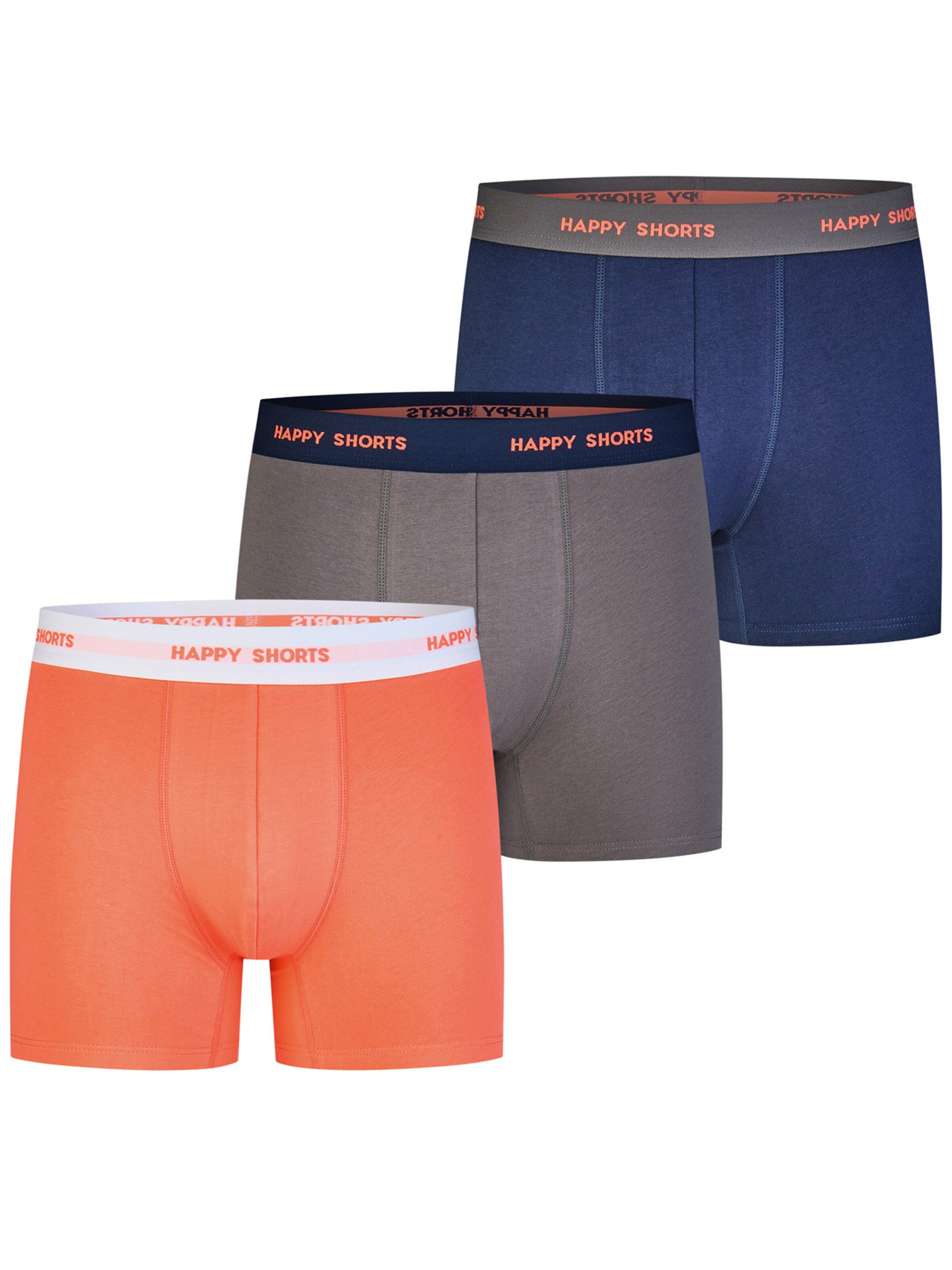 Happy Shorts - Calzoncillo boxer ' Jersey ' en azul: frente