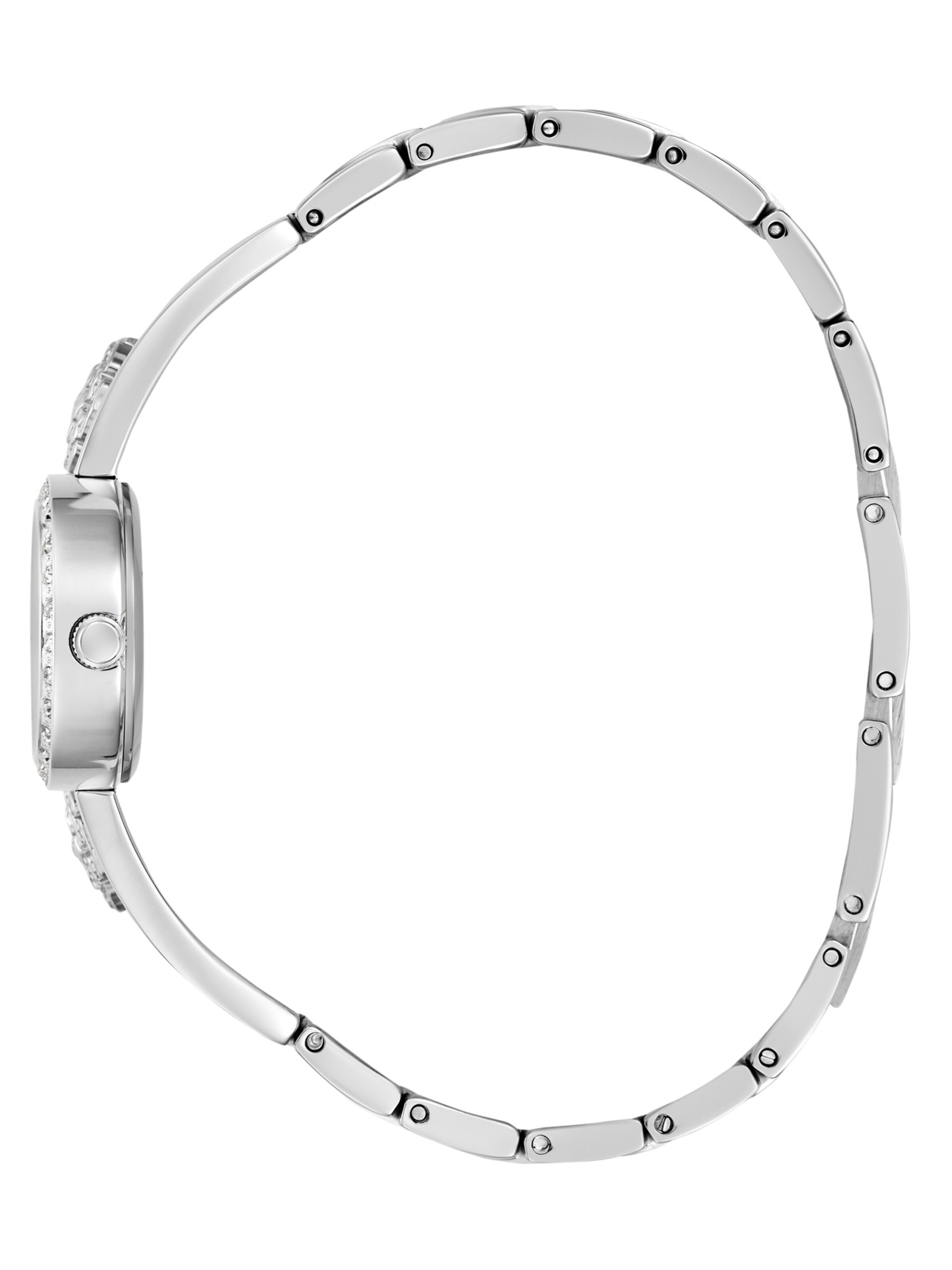 GUESS Analoog horloge 'Chloe' in Zilver