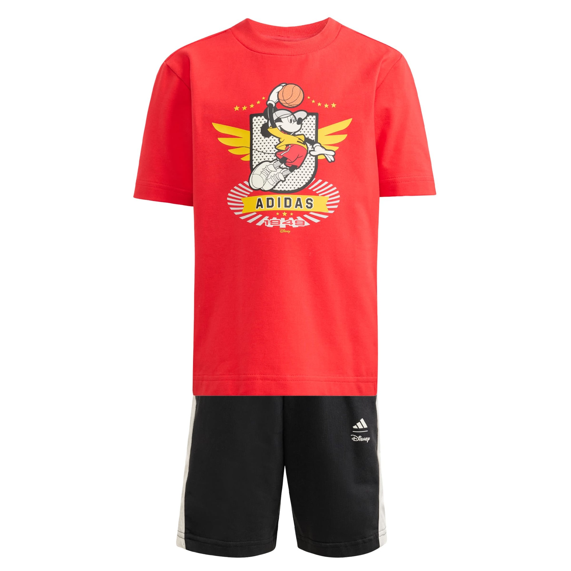 ADIDAS SPORTSWEAR Tracksuit 'Disney Micky Maus' in Red: front